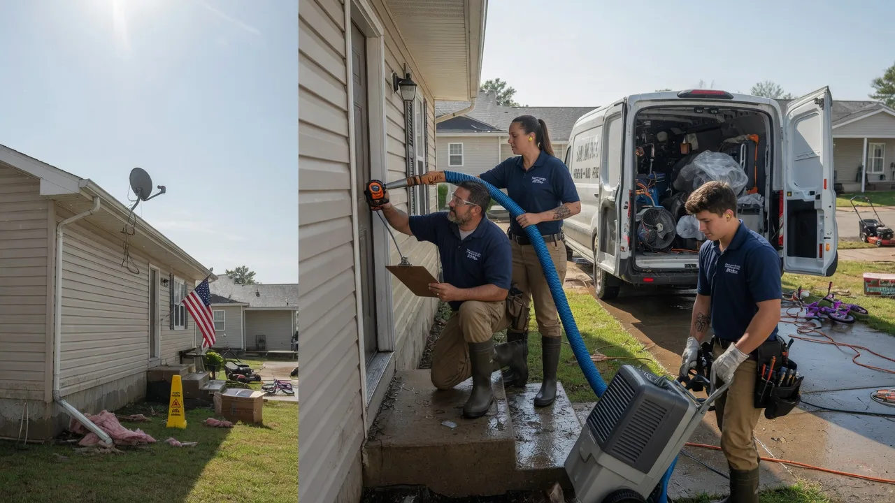 Ceiling Water Damage Restoration in Lillie, LA near me